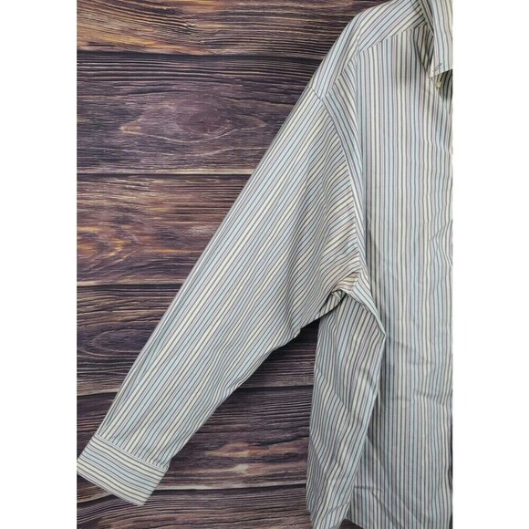 Roundtree & Yorke Gold Label Dress Shirt Women's Big 2X Striped Non Iron - Picture 5 of 12